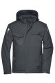 Heren Ski Jas Craftsmen James & Nicholson JN824 zwart-zwart